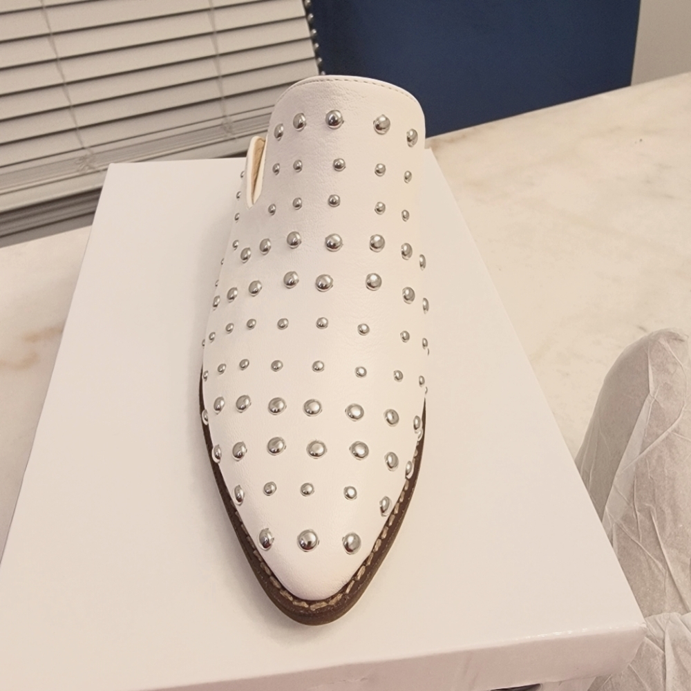 NWT STUDDED MULE